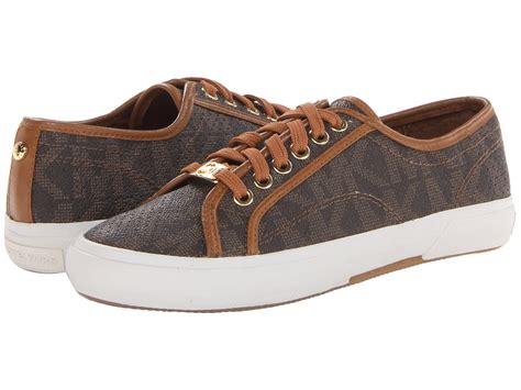 michael kors woven brown leather sneaker|michael kors sneakers sale women's.